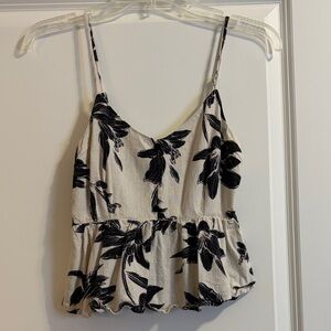 Floral Print Women's Top
